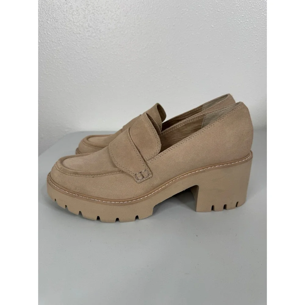 Dolce Vita Platform‎ Chunky Heel Loafers Size 9.5
